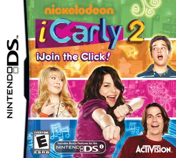 iCarly 2 - iJoin the Click! (USA) (NDSi Enhanced) box cover front